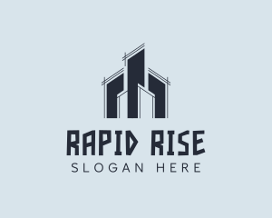 High Rise Condominium Infrastructure logo design