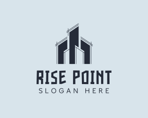 High Rise Condominium Infrastructure logo design