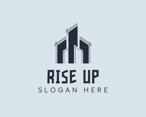 High Rise Condominium Infrastructure logo design