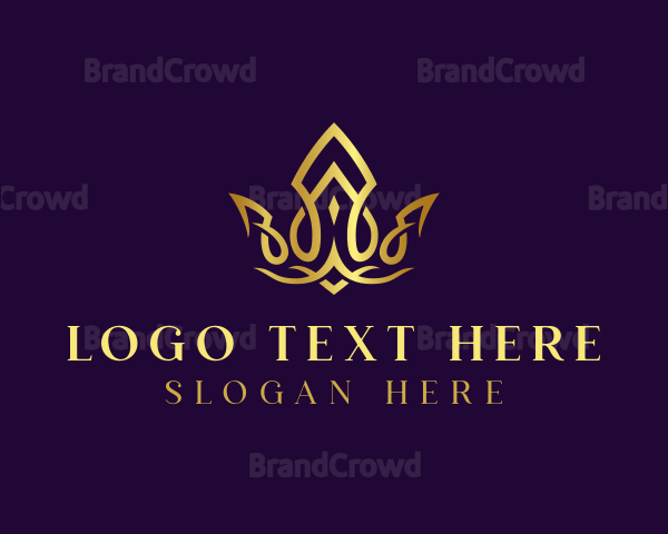 Elegant Royal Queen Crown Logo