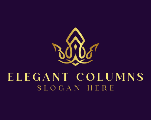 Elegant Royal Crown logo design