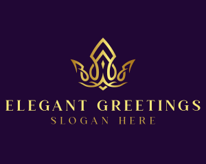 Elegant Royal Crown logo design