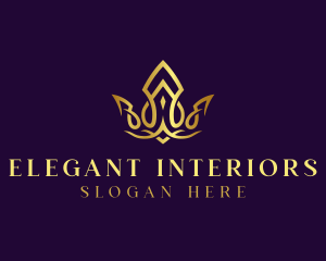 Elegant Royal Crown logo design