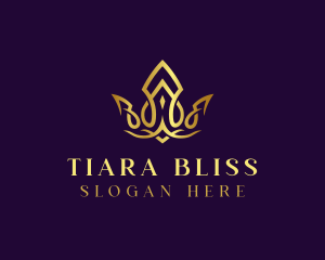 Elegant Royal Queen Crown logo design