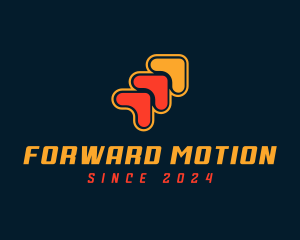 Progress - Finance Arrow Direction logo design