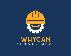 Engineering Hat Wrench Construction Logo