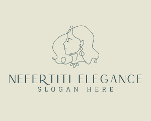 Elegant Lady Earring logo design