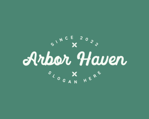 Arbor - Organic Garden Cafe logo design