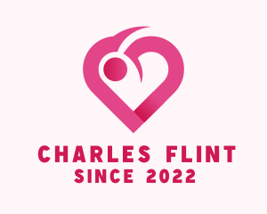 Heart Romantic Dating  logo design