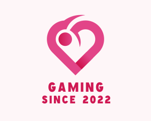 Parenting - Heart Romantic Dating logo design