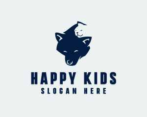 Happy Dog Cat logo design