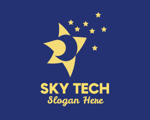 Night Sky Stars  logo design