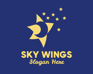 Night Sky Stars  logo design