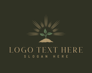 Farm - Farm Seedling Soil logo design