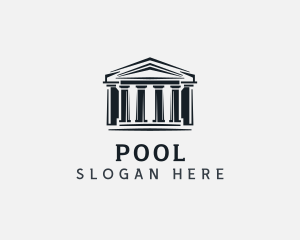 Structure - Greek Architecture Pillar Column logo design