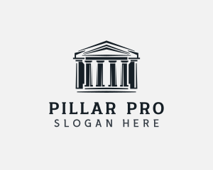 Greek Architecture Pillar Column   logo design