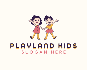 Kids Kindergarten Learning Logo