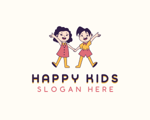 Kids Kindergarten Learning logo design