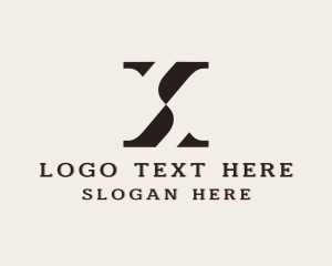 Upmarket - Upscale Professional Brand Letter X logo design