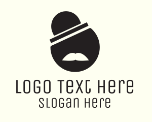 Black Hat - Circle Sir logo design