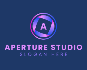 Aperture - Design Agency Media logo design