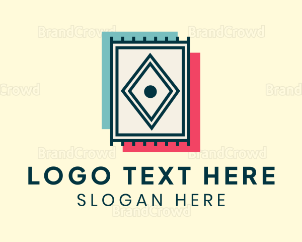 Rug Interior Design Decoration Logo