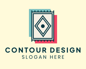 Rug Interior Design Decoration logo design