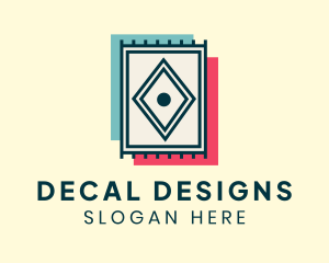 Rug Interior Design Decoration logo design