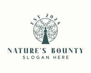 Nature Woman Tree logo design