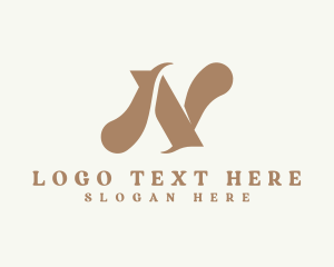 Letter N - Swoosh Brand Letter N logo design