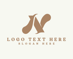 Professional - Swoosh Brand Letter N logo design