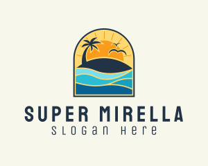 Sea - Tropical Beach Resort logo design