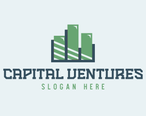 Capital - Chart Capital Asset Building logo design