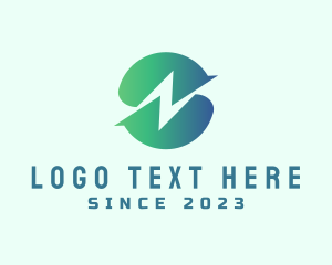Voltage - Thunder Circle  Letter N logo design