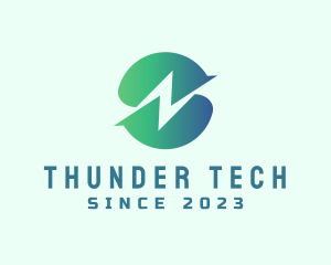 Thunder - Thunder Circle  Letter N logo design