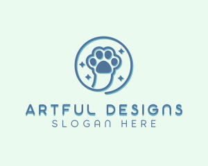 Pet Vet Paw logo design