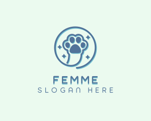 Pet Vet Paw logo design