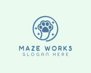 Pet Vet Paw logo design