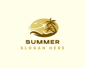 Summer Getaway Travel logo design