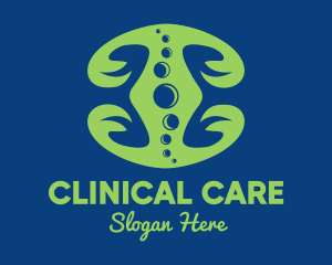 Green Spinal Health logo design