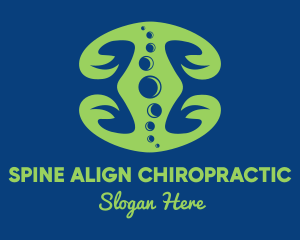 Green Spinal Health logo design