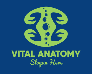 Anatomy - Green Spinal Health logo design