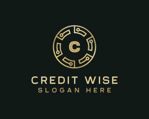 Credit - Cryptocurrency Insurance Coin logo design