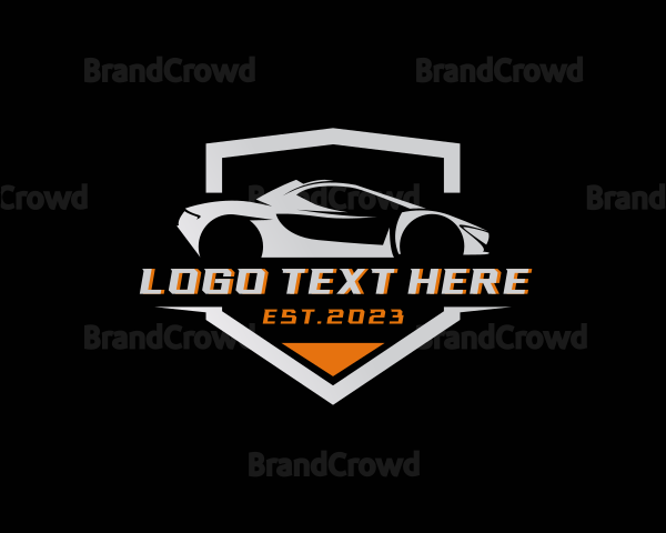 Sports Car Drag Racing Logo