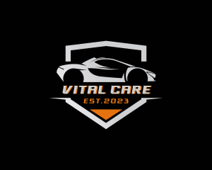 Sports Car Drag Racing Logo