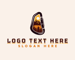 Outdoor - Mountain Climbing Adventure logo design