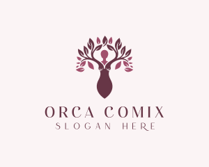 Organic Natural Beauty Spa Logo