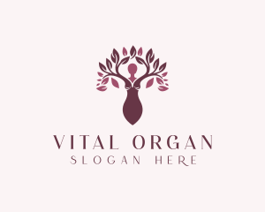 Organic Natural Beauty Spa logo design