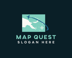 Papua New Guinea Map logo design