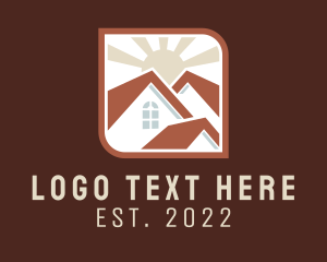 Roofing - Realty House Roofing Renovation logo design